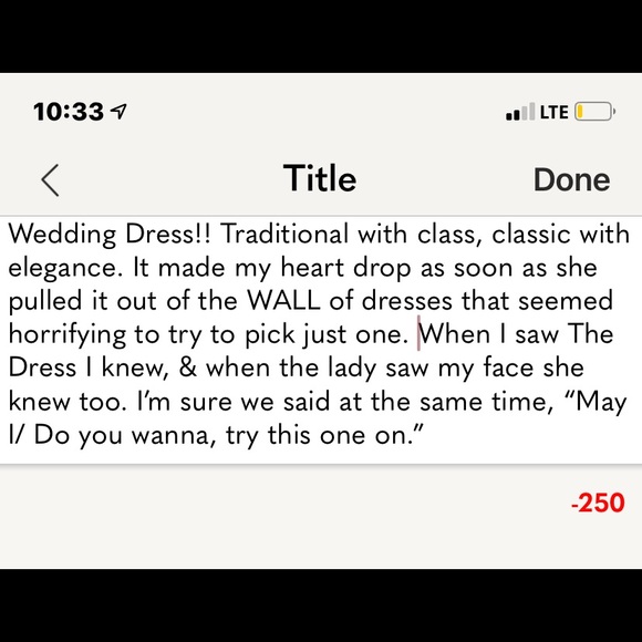 Wedding Dress!! Traditional with class, classic with elegance. Love @ 1st sight! - Picture 10 of 10